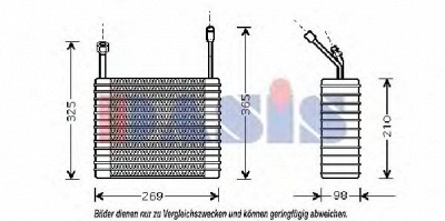 AKS DASIS 820272n -  Испаритель, кондиционер